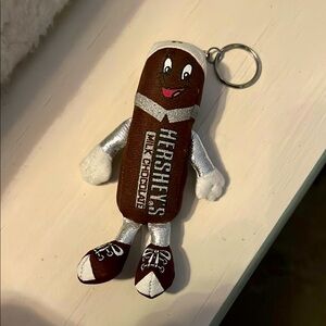🍫HERSHEY’S: Small Hershey’s Chocolate man keychain, preowned.